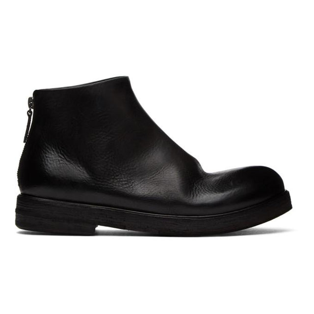 Marsell Black Zucca Zeppa Zip Boots