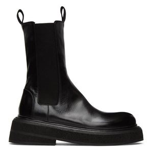 Marsell Black Zuccone Chelsea Boots