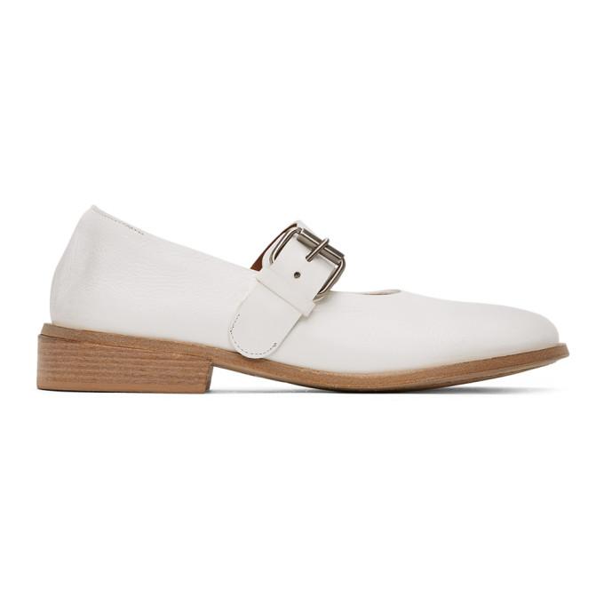 Marsell White Buckle Marcellina Shoes
