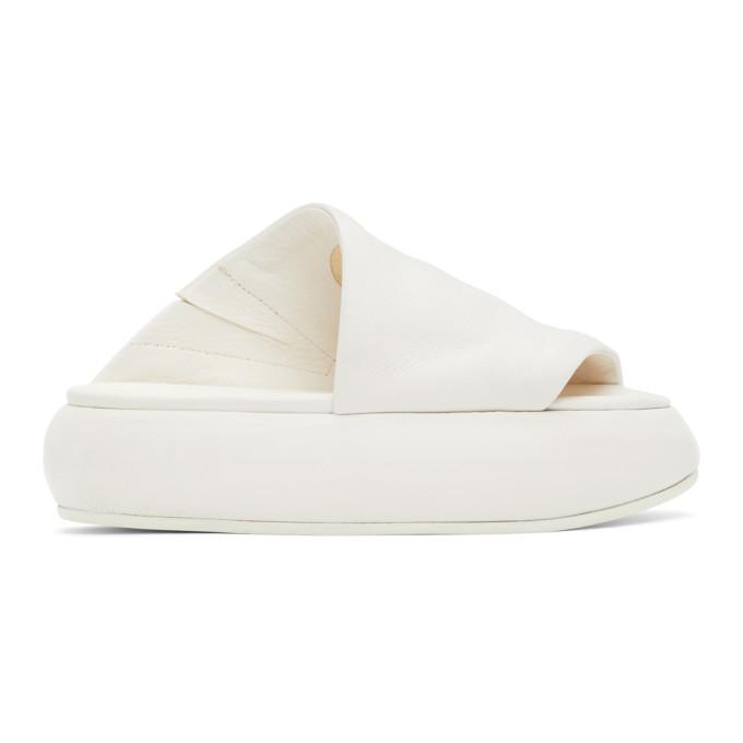 Marsell White Ciambellona Sandals