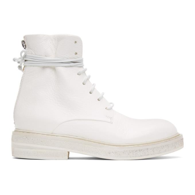 Marsell White Parrucca Boots