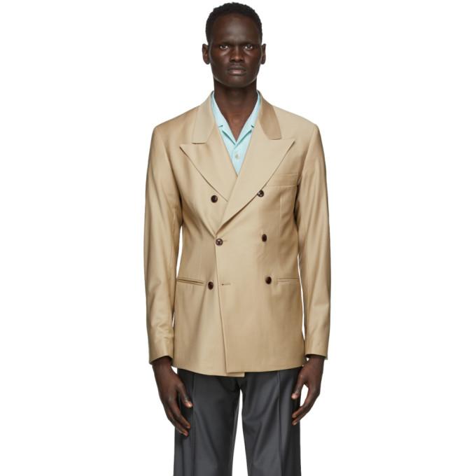 Martin Asbjorn Beige Wool Ken Blazer