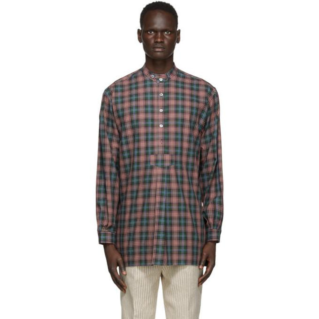 Martin Asbjorn Green Check Keith Shirt