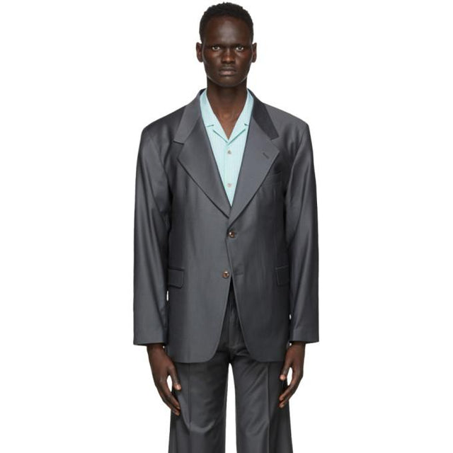 Martin Asbjorn Grey Wool Bruce Blazer