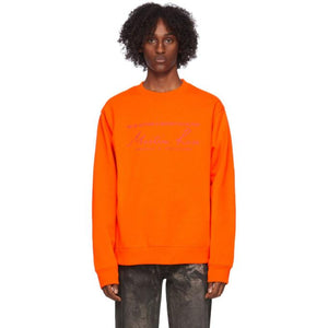 Martine Rose Orange Classic Crew Sweatshirt