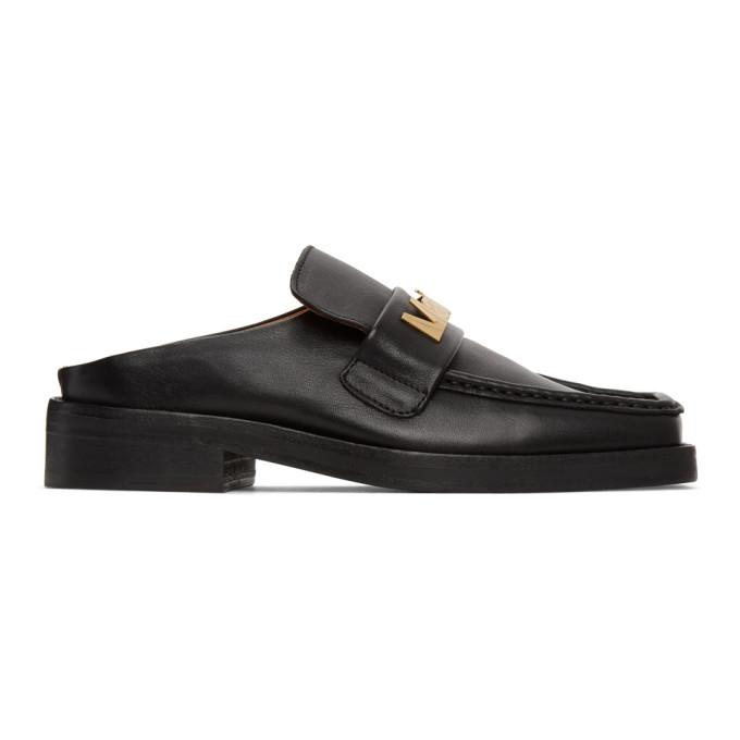 Martine Rose SSENSE Exclusive Black Logo Loafers