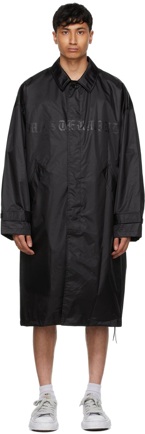 mastermind JAPAN Black Nylon Coat - Mastermind Japan Black Nylon Coat - Mastermind 일본 블랙 나일론 코트