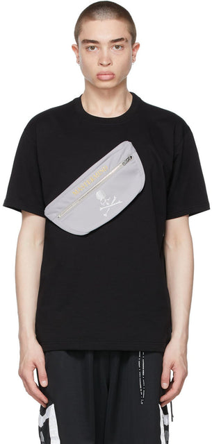 mastermind WORLD Black Bag Pocket T-Shirt - Mastermind Monde T-shirt de poche de sac noir - Mastermind 세계 검은 가방 주머니 티셔츠