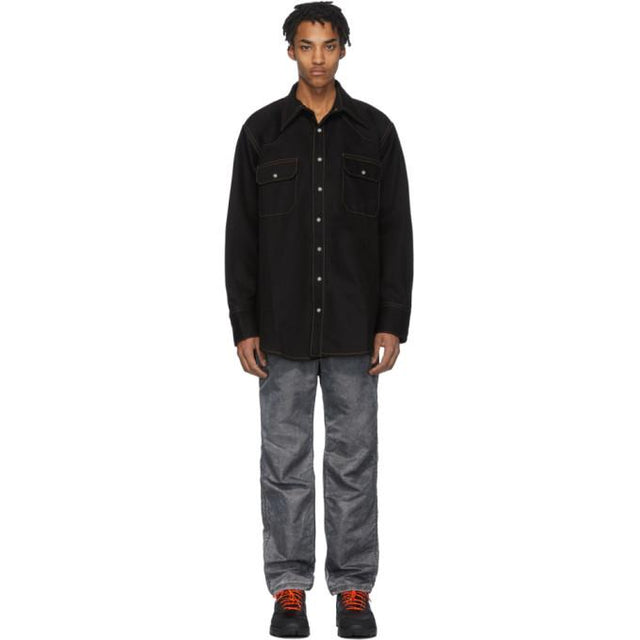 Matthew Adams Dolan Black Western Shirt