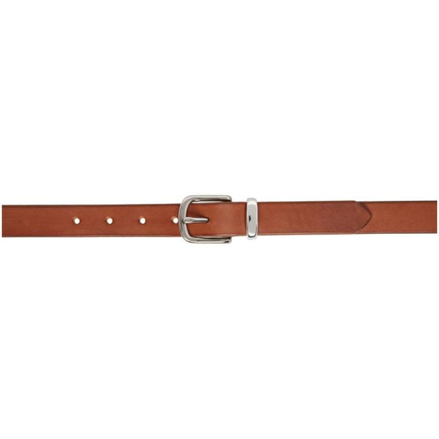 Maximum Henry Brown Slim Standard Solid Keeper Belt