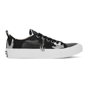 McQ Alexander McQueen Black and White McQ Swallow Orbyt Sneakers