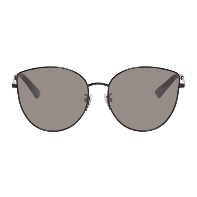 McQ Alexander McQueen Black McQ Swallow Discord Cat-Eye Sunglasses