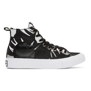 McQ Alexander McQueen Black McQ Swallow Orbyt High-Top Sneakers