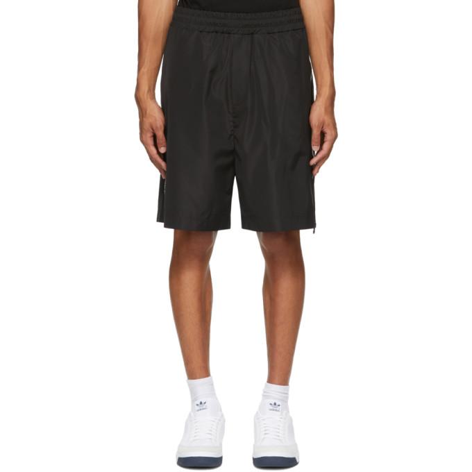 McQ Alexander McQueen Black McQ Swallow Zip Shorts