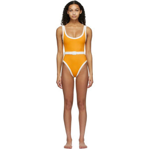 Medina Swimwear Orange Volley One-Piece Swimsuit