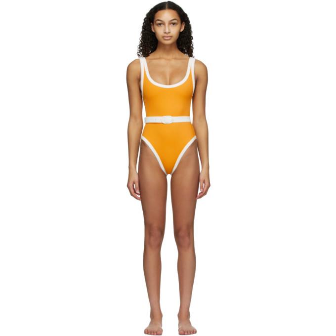 Medina Swimwear Orange Volley One-Piece Swimsuit