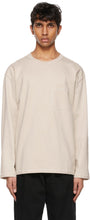 mfpen Beige Organic Pocket Long Sleeve T-Shirt - T-shirt à manches longues bio beige mfpen beige - MFPEN 베이지 유기농 포켓 긴 소매 티셔츠