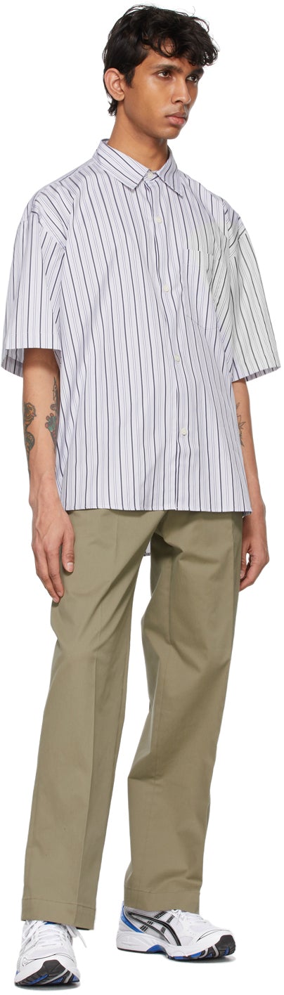 mfpen Beige Twill Trousers