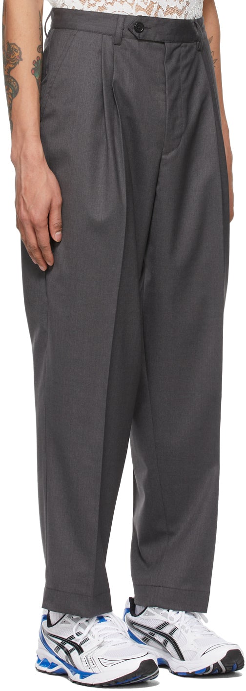 mfpen Grey Scene Trousers – BlackSkinny