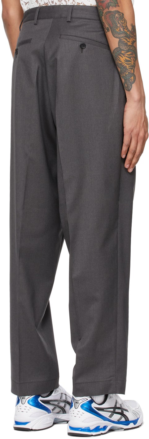 mfpen Grey Scene Trousers – BlackSkinny