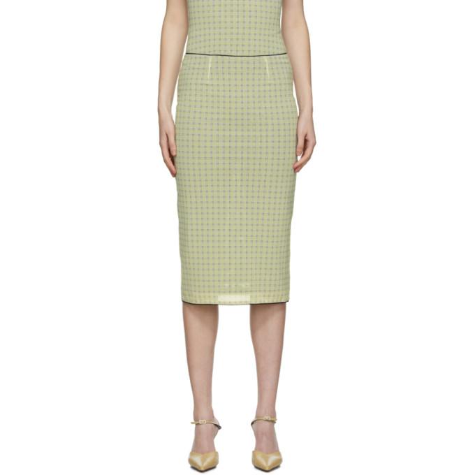 Miaou Yellow Mesh Moni Skirt