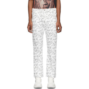 MISBHV White The Tribal Jeans