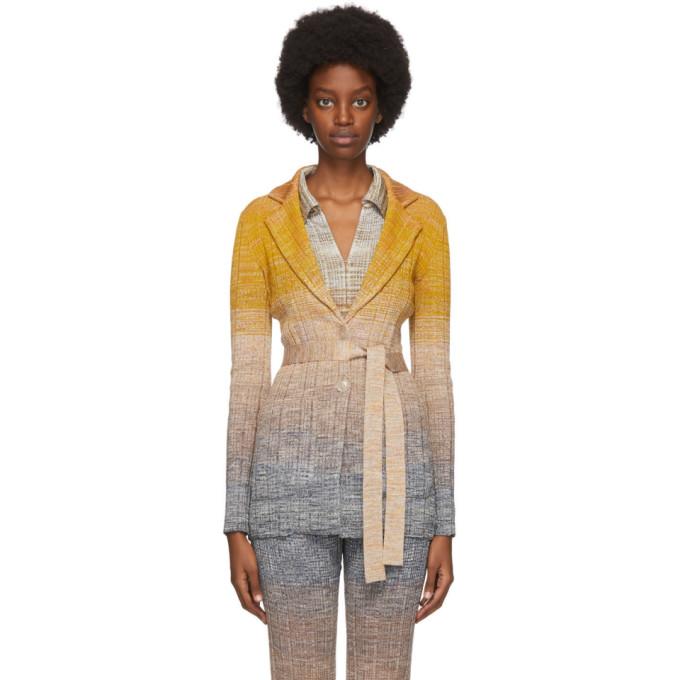 Missoni Multicolor Lame Gradient Wrap Blazer