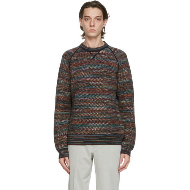 Missoni Multicolor Wool Striped Sweater