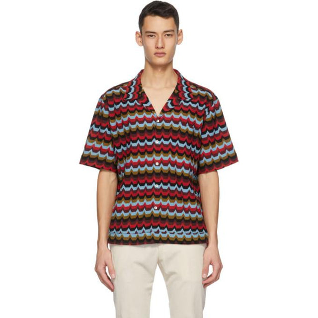 Missoni Red Polo Short Sleeve Shirt