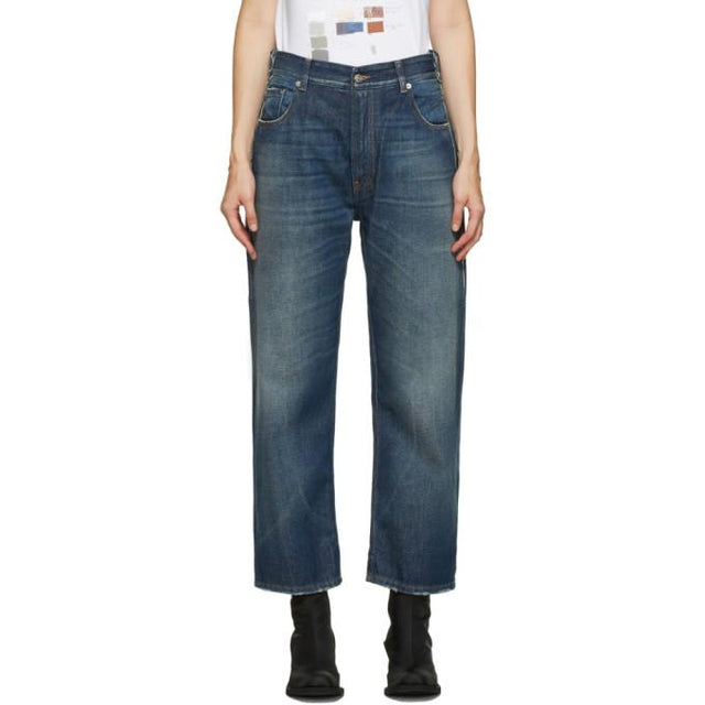 MM6 Maison Margiela Blue Boyfriend Jeans