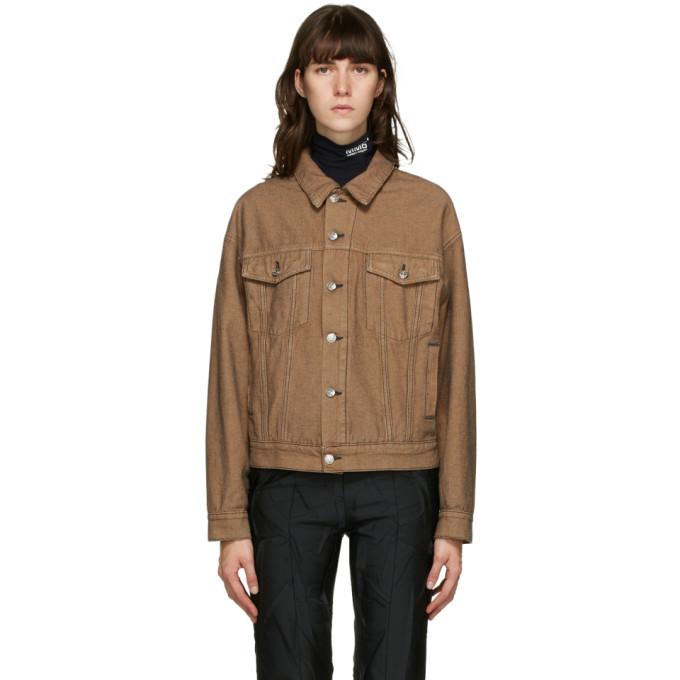 MM6 Maison Margiela Brown Denim Jacket