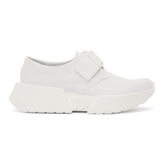 MM6 Maison Margiela White Slip-On Chunky Sole Sneakers