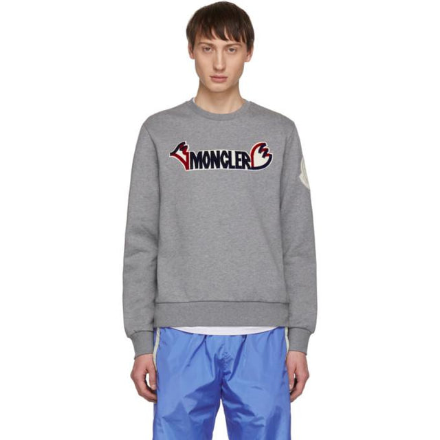 Moncler 2 Moncler 1952 Grey Logo Sweatshirt