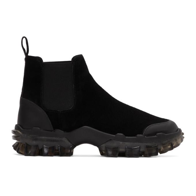 Moncler Black Ayden Chelsea Boots