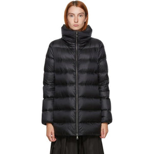 Moncler black down anges coat Clearance