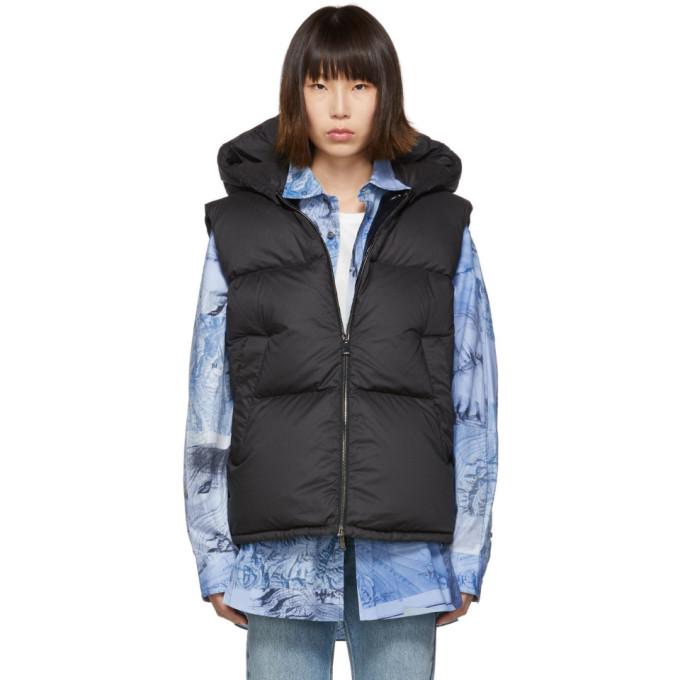 Moncler Black Down Gamble Vest