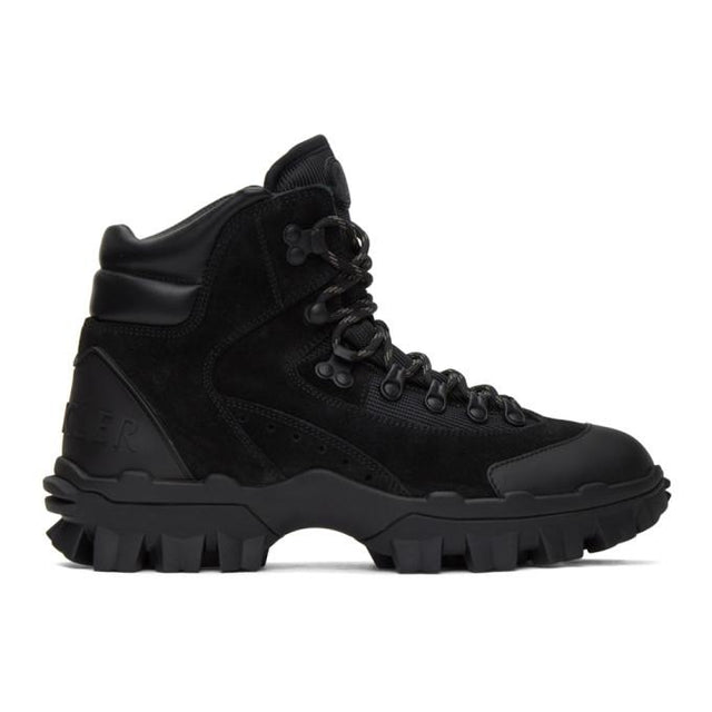 Moncler Black Herlot Lace-Up Boots