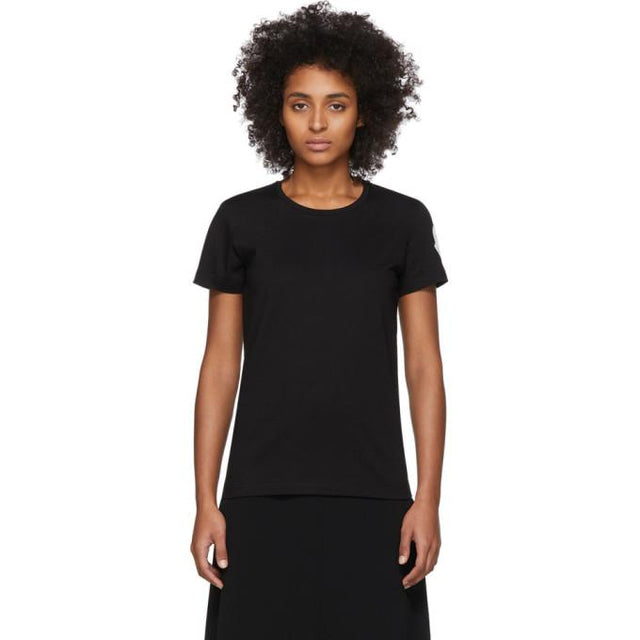 Moncler Black Logo Patch T-Shirt