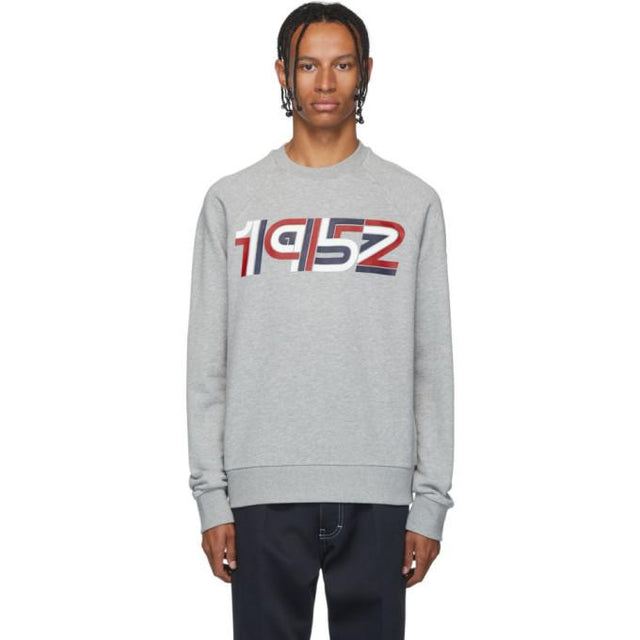 Moncler Genius 2 Moncler 1952 Grey Maglia Sweatshirt