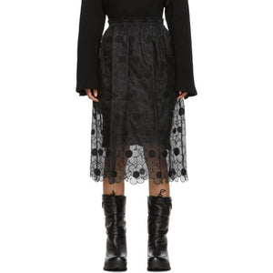 Moncler Genius 4 Moncler Simone Rocha Black Lace Skirt