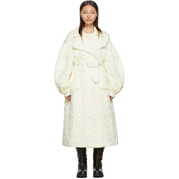 Moncler Genius 4 Moncler Simone Rocha Off-White Down Dinah Coat