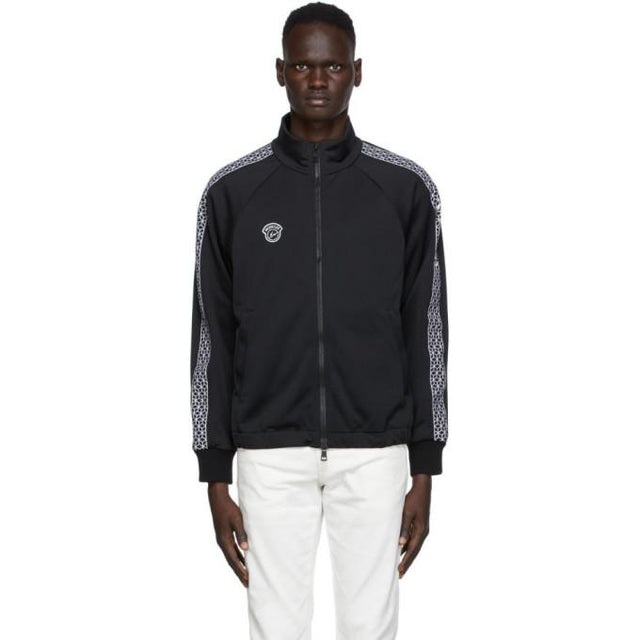 Moncler Genius 7 Moncler Fragment Hiroshi Fujiwara Black Cardigan Zip-Up Jacket