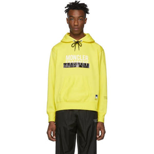 Moncler Genius 7 Moncler Hiroshi Fujiwara Yellow Logo Hoodie