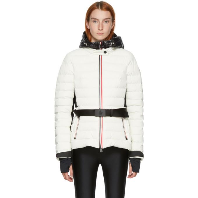 Moncler Grenoble White Down Bruche Puffer Jacket