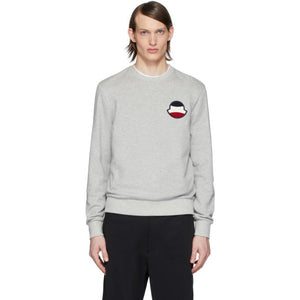 Moncler Grey Logo Sweatshirt