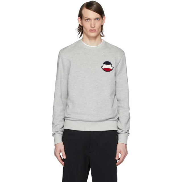 Moncler Grey Logo Sweatshirt