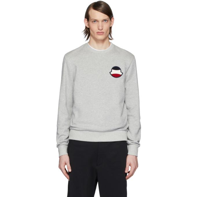 Moncler Grey Logo Sweatshirt