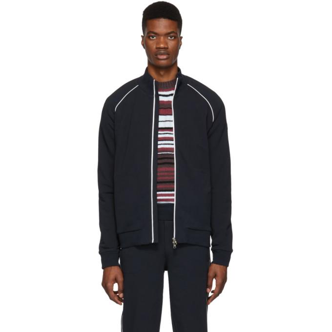 Moncler Navy Maglia Track Jacket