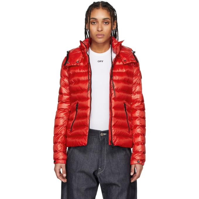Moncler Red Down Bleu Jacket