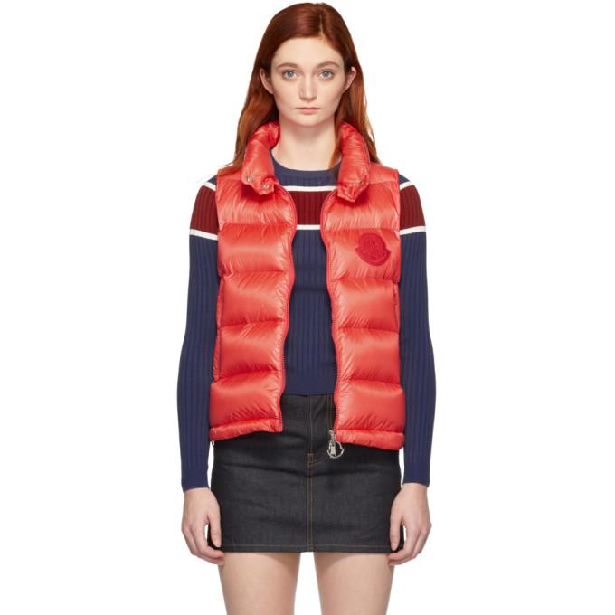 Moncler Red Down Helsinki Vest
